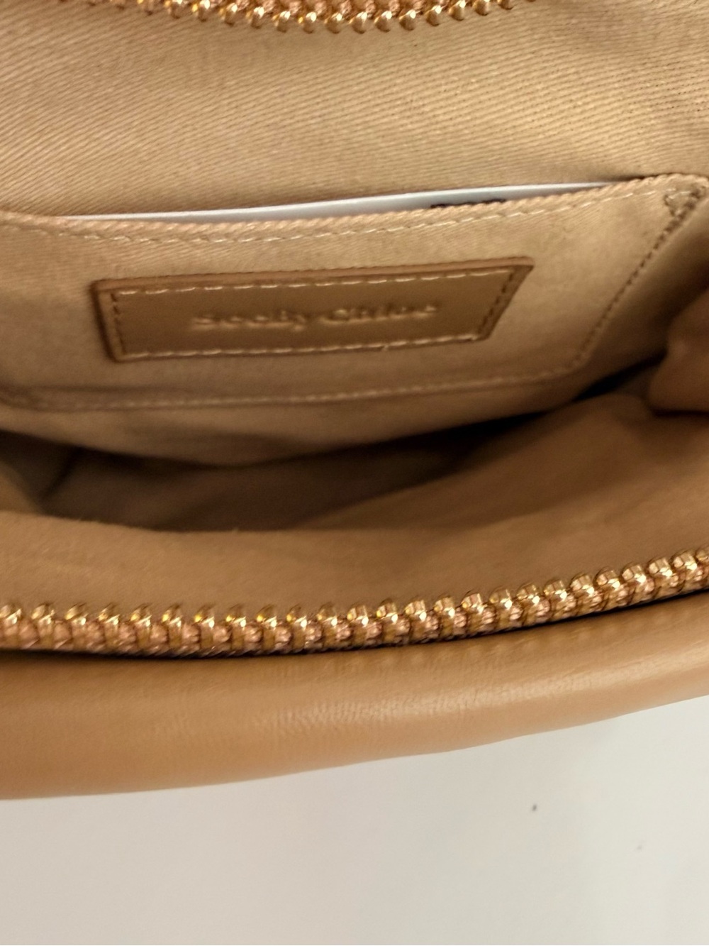 See By Chloe Tan Knotted-Handle Leather Crossbody Bag - Picture 6 of 10
